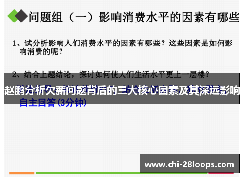 赵鹏分析欠薪问题背后的三大核心因素及其深远影响 赵鹏分析欠薪问题背后的三大核心因素及其深远影响